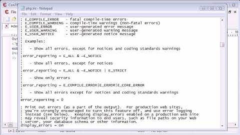 Beginner PHP Tutorial 15 More on Error Reporting