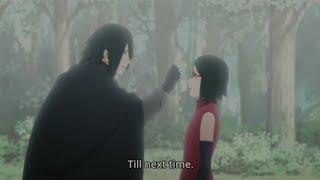 Sasuke is reunited with his daughter Sarada