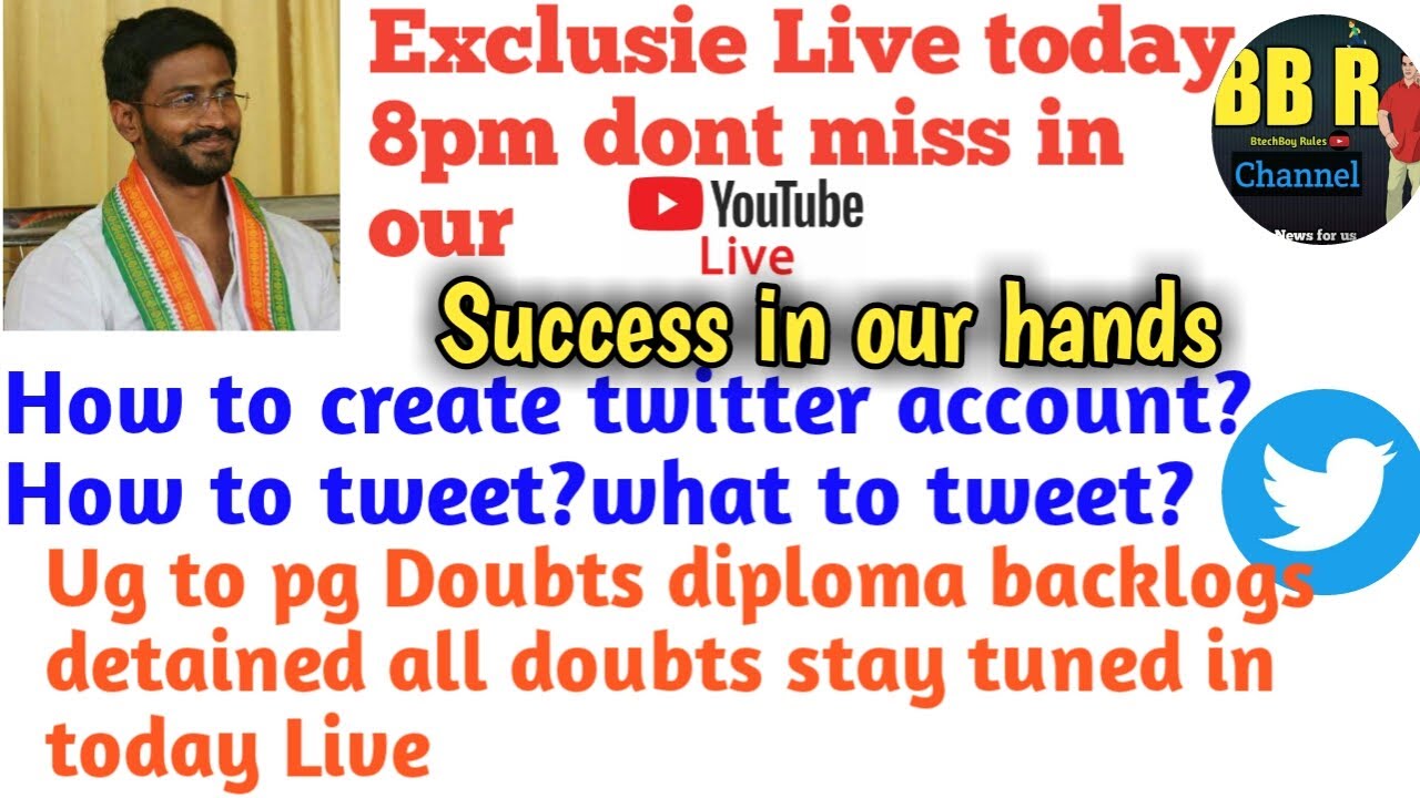 How to create Twitter?2020 Exams Cancelled | NSUI LIVE 8PM TODAY | FINALDECISION CHANGES