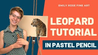 Drawing Fur with Pastel Pencils | Realistic Leopard Time Lapse screenshot 5