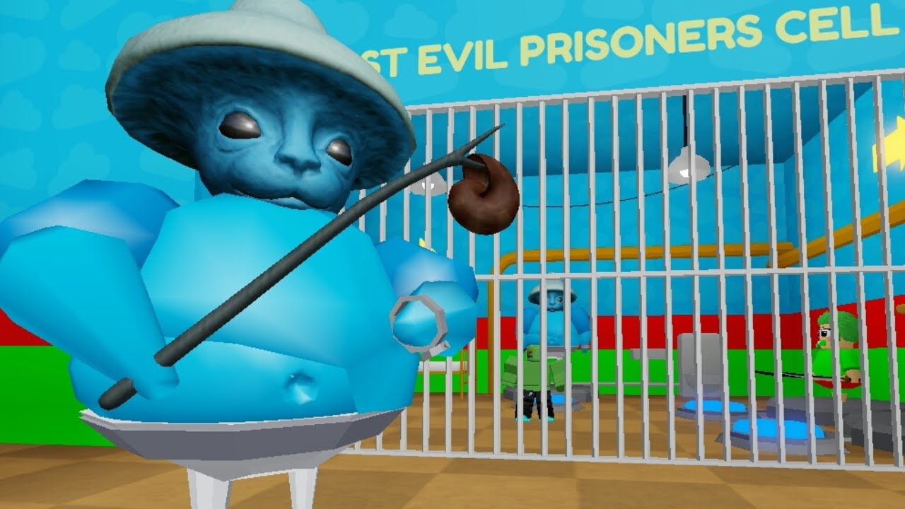Smurf Cat Barry's Prison Run!
