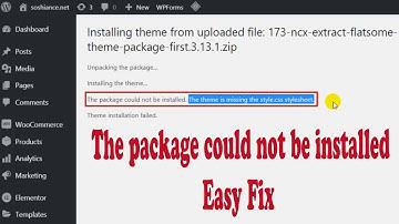 The Package Could not be installed, Wordpress fix theme and plugin uploads