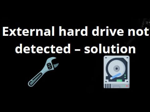 External hard drive not detected in Windows 10 – How to fix it? - YouTube