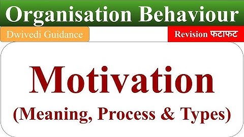 motivation meaning, types of motivation, process of motivation, organisational behaviour, motivation