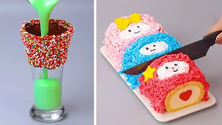 How To Make Dessert Recipes With Ingredients At Home | Best Satisfying Cake Decorating For Everyone