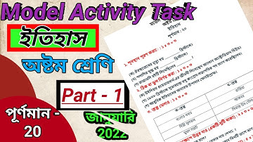 class 8 history model activity task january 2022