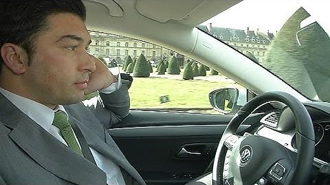 La voiture autonome présentée à Paris