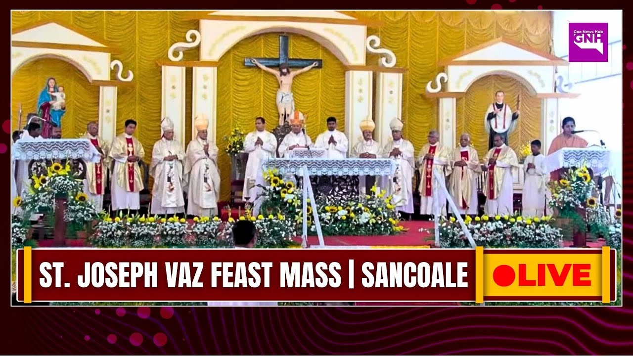 ST. JOSEPH VAZ FEAST MASS | SANCOALE | 16/01/2026 |🔴GNH_ LIVE