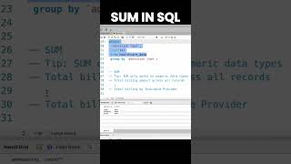 SUM Function in SQL Explained! #sql