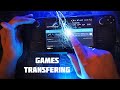 How to transfer games to steam deck from pc