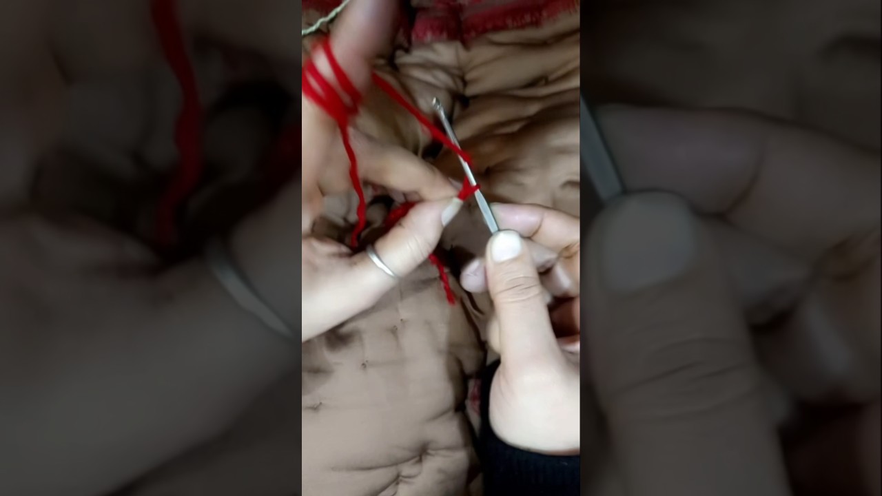 Crochet chain for beginners🎀🧶 