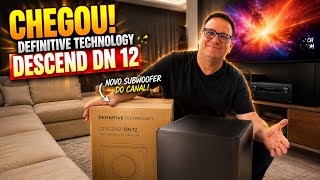 Unboxing Subwoofer Definite Technology Descend DN 12