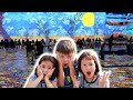 Immersive Van Gogh Exhibit New York 2021 + Chinatown WITH KIDS