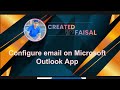 Configure your Email on Outlook