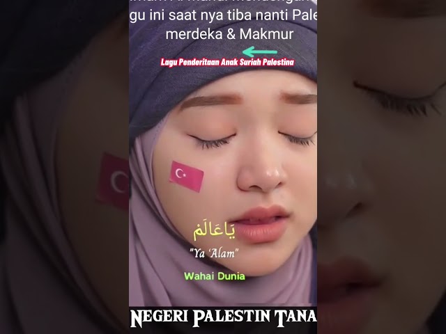 Lagu Penderitaan Anak Suriah Palestina #sholawat #laguviral #sedih #share class=