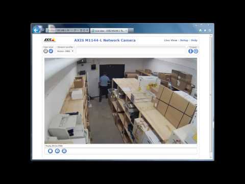 Installation tip: Installing the AXIS M1144-L Network Camera setting focus, adjusting IR-led's