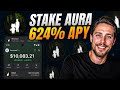 STOP Holding aura coin Idle! 💸 Stake on Jupiter for 624% Rewards