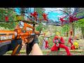 Nerf war  amusement park battle 74 nerf first person shooter