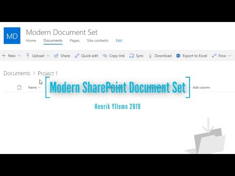 Modern SharePoint Document Set