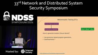NDSS 2026 - FUZZING 2026, Session 1