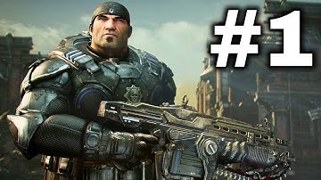 Gears of War Reloaded Gameplay Walkthrough Part 1 Full Game [No Commentary]
