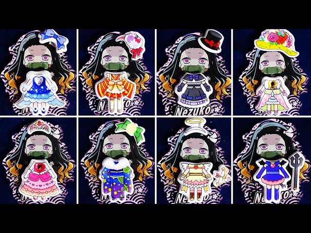 禰豆子ちゃんの着せ替えクローゼット❤️鬼滅の刃 - YouTube