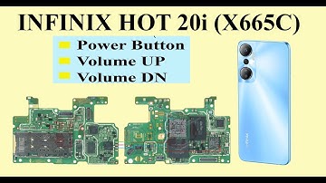 infinix hot 20i x665c Power key And Volume Key Jumper Ways Solution