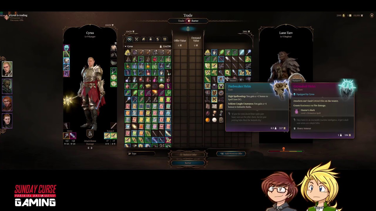 Bg3 multiplayer session zac s run p13 youtube
