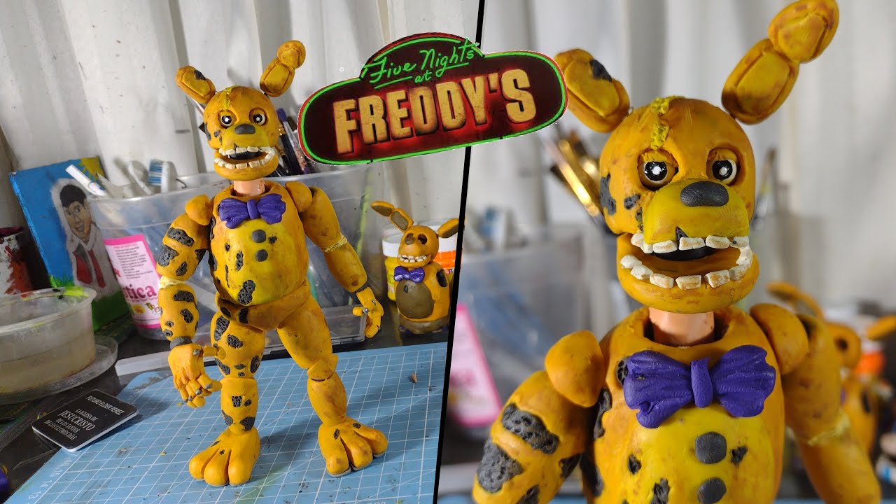 Como hacer a SPRINGBONNIE DE FNAF MOVIE en plastilina // Perez Arts ...