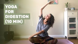 10 Minute Yoga for Digestion and Bloating (Perfect After a Big Meal) | Soul Fuel Yoga