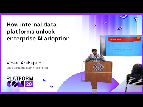 How internal data platforms unlock enterprise AI adoption - Vineel Arekapudi | PlatformCon 2026 Episode cover