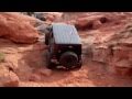 Extreme offroad obstacles at winter on the rocks jeep offroad wrangler rubicon