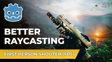 Using the Raycast3D Node For Interactions // Make An FPS in Godot