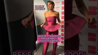 Benedetta Parodi Tries On A Lot Of Clothes