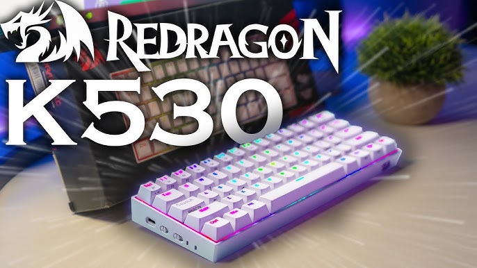 MÉCANIQUE Redragon K530 Draconic 60% Compact RGB Sans Fil (K530-RGB)