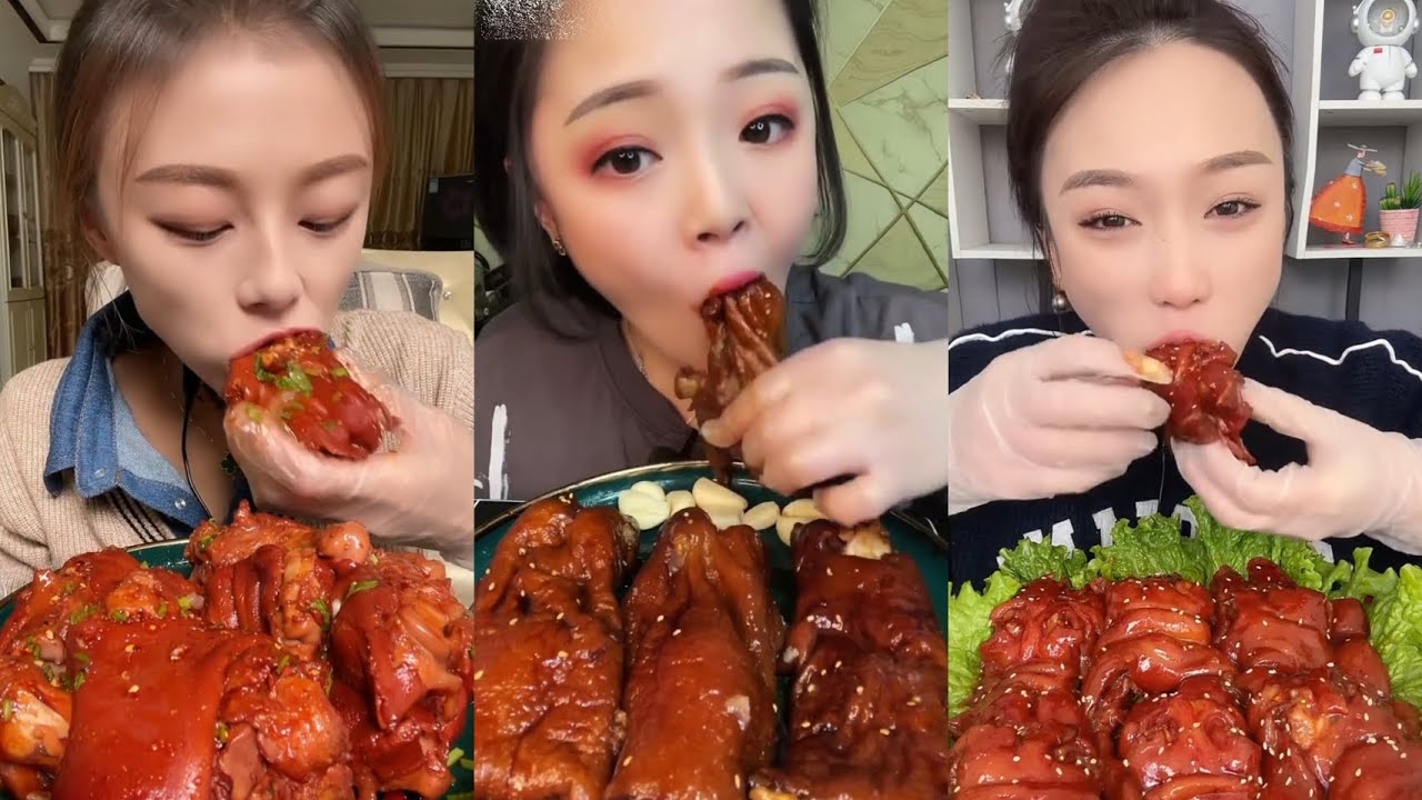 The Boneless Pork Yrotters are Super Fragrant Delicious Food Eating Mukbang Asmr Sounds
