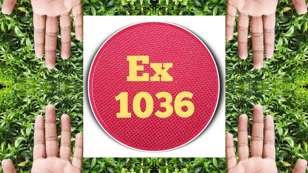 Ex 1036 YouTube