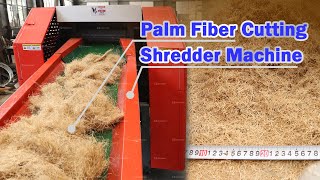 Shredder Cutting Machine for Soft Materials - Coconut Fiber Cutting Machine. screenshot 4