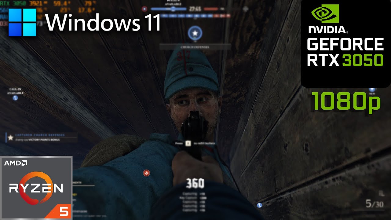 Tannenberg I RTX 3050 Laptop I Windows 11 ( Ultra Settings )