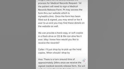 Hello Rache Phone Handling Practice - Medical Records Request (Healthcare account mock call)