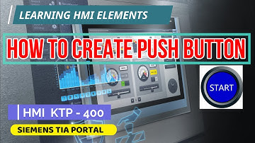 How to Create Push Button on HMI