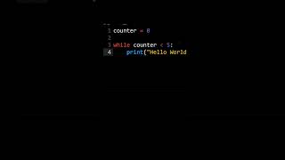 How To Print Hello World 5 Times In Python Using While Loop
