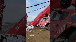 Zoomlion ZAT500 Mobile Crane Accident |lifting failure |Heavy Equipments #shorts #viral
