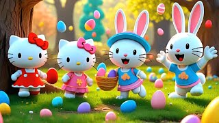 Easter Egg Hunt with Hello Kitty and Bunny – Fun Spring Adventure!