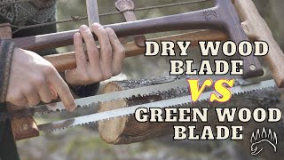 Saw Blade Comparison: Dry Wood VS Green Wood.
Whats the difference between a Dry Wood Saw Blade and a Green Wood Saw Blade?
I show a side by side comparison, sawing through both Dry and Green / Wet wood with each type of blade.
I also show how to change your saw blade in the field, for use with the Bear Essentials Bucksaw.
In summary: If youre Exclusively cutting live / green wood, then go for the Green Wood Blade. But if you plan on doing either just dead wood, or a bit of both, then the Drywood blade seems to be your best bet!
Bucksaw Blades:
Bahco 23-21 GREEN WOOD Blade
CAN: https://amzn.to/3yPB9aj
USA: https://amzn.to/3vxAbgk
Bahco 51-21 DRY WOOD Blade
CAN: https://amzn.to/3yMqxJg
USA: https://amzn.to/3ztyvpo
The Gear I Use:
My Tarps (10ft X 13Ft):
CAN: https://amzn.to/3Jz6HEM
USA: https://amzn.to/3Sru6Mb
550 Paracord:
CAN: https://amzn.to/3zVa9pK
USA: https://amzn.to/3zTwS5P
Cookware:
TOAKS Titanium Hanging Pot:
CAN: https://amzn.to/3vCCv5Q
USA:https://amzn.to/3JpQ4ex
Stainless Steel Zebra Billy Pot:
CAN: https://amzn.to/3OY5EiF
USA: https://amzn.to/3Jtrz03
Best Inexpensive Knife - Mora Companion
CAN:https://amzn.to/3bpMCnA
USA: https://amzn.to/3btywlg
Uberleben Ferro Rods:
CAN:https://amzn.to/3BDB6zx
USA:https://amzn.to/3OY6iN7
Water Filtration:
MSR Gravity Filter:
CAN:https://amzn.to/3OVn1AH
USA:https://amzn.to/3vBjjWe
Lifestraw Water Bottle Filter:
CAN:https://amzn.to/3OVntin
USA:https://amzn.to/3zAIsBA
My Favorite Survival / Bushcraft Books:
JP Quinonez THRIVE :
CAN:https://amzn.to/3BBXh9k
USA:https://amzn.to/3SmIo0H
Mors Kochanski BUSHCRAFT
CAN:https://amzn.to/3vBfyQr
USA:https://amzn.to/3oTiKmA
Bucksaw Blades:
Bahco 23-21 GREEN WOOD Blade
CAN: https://amzn.to/3yPB9aj
USA: https://amzn.to/3vxAbgk
Bahco 51-21 DRY WOOD Blade
CAN: https://amzn.to/3yMqxJg
USA: https://amzn.to/3ztyvpo Saw Blade Comparison: Dry Wood VS Green Wood.
