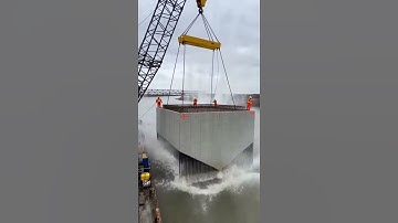Massive Construction Fail Excavator Tips as Bridge Cracks!