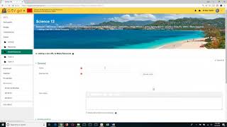 6. Adding a URL Resource to Course