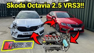 2 SKODA OCTAVIA VRS&#39;S FOR THE PRICE OF 1! 2.5 ENGINE SWAP!!...OCTAVIA VRS3...