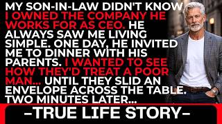 I Never Told My Son-In-Law I Own The Company He Works For As CEO | TRUE STORY | FAMILY STORY
