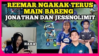 REEMAR KAGET LIHAT PROFIL JESSNOLIMIT❗REEMAR TAKUT MAIN BARENG JESSNOLIMIT DAN JONATHAN MLBB